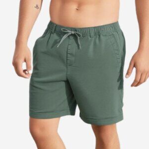 Roundtree & Yorke Swim Trunks Shorts Mens Size XL Green Elastic Waist Drawstring